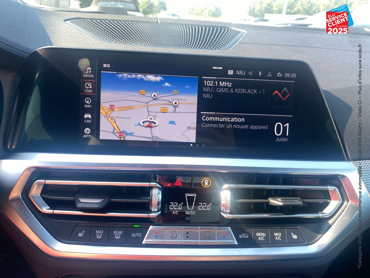 Véhicule d'occasion BMW SERIE 4 COUPE M440IA XDRIVE 374CH SIEGES CHAUF/CUIR GPS CAMERA HUD H/KARDON chez Peugeot Sedan