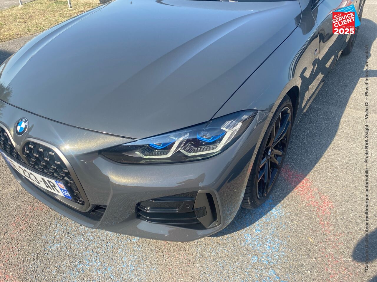 Véhicule d'occasion BMW SERIE 4 COUPE M440IA XDRIVE 374CH SIEGES CHAUF/CUIR GPS CAMERA HUD H/KARDON chez Peugeot Sedan