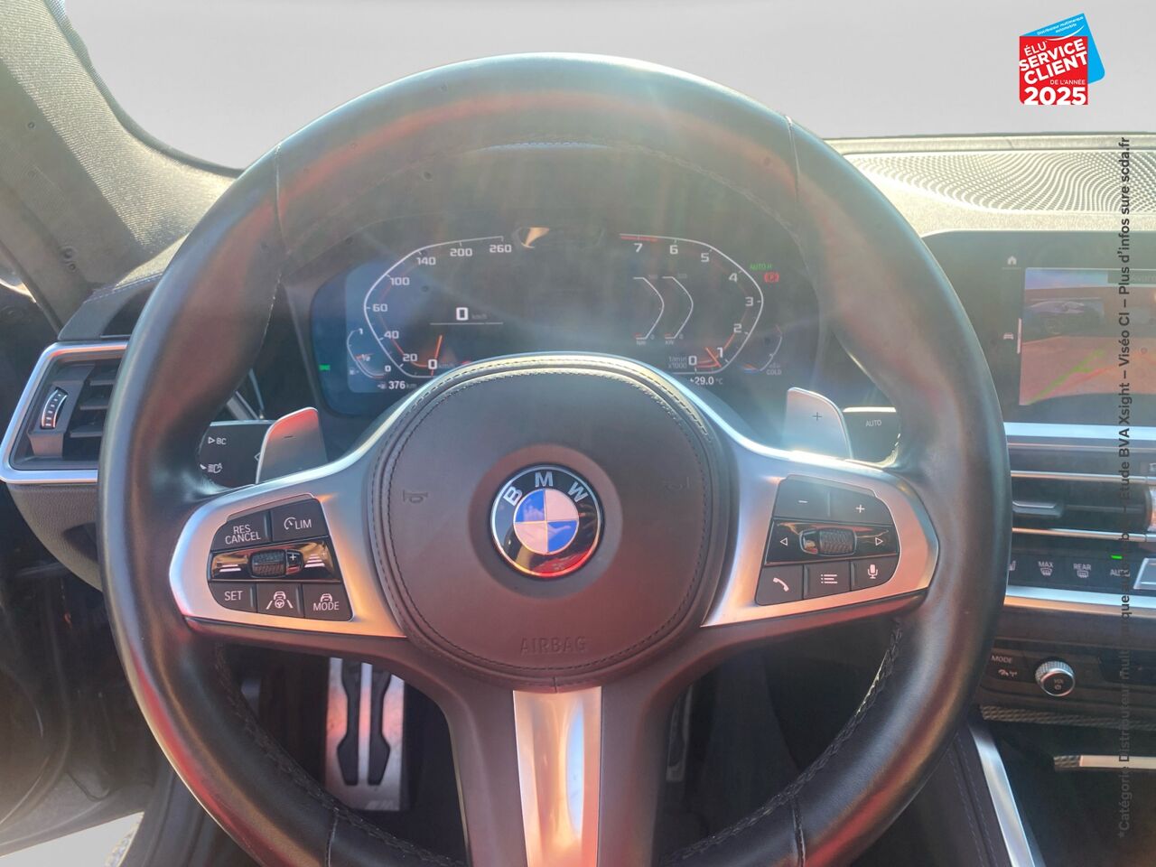 Véhicule d'occasion BMW SERIE 4 COUPE M440IA XDRIVE 374CH SIEGES CHAUF/CUIR GPS CAMERA HUD H/KARDON chez Peugeot Sedan