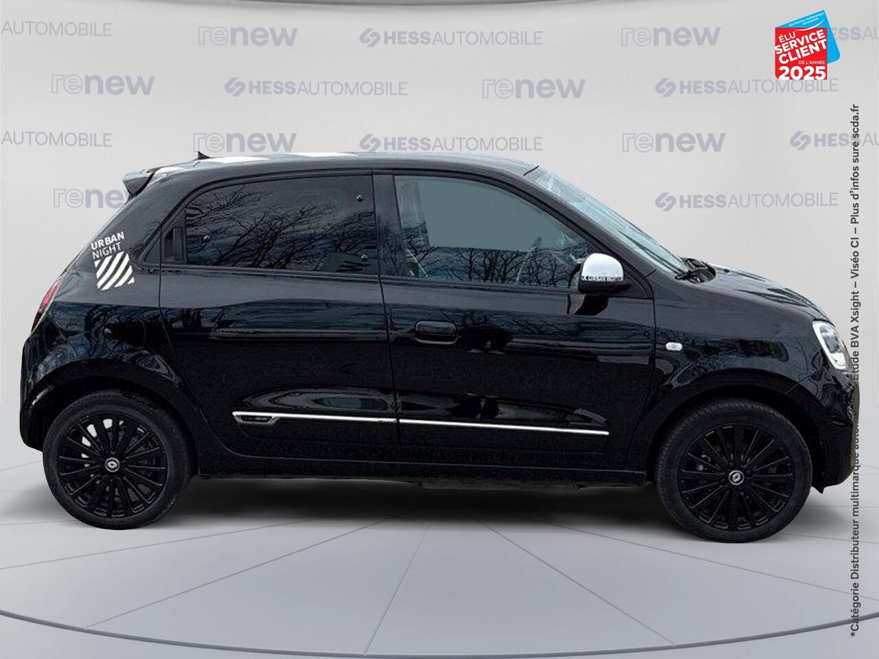 Véhicule d'occasion RENAULT TWINGO E-TECH ELECTRIC URBAN NIGHT R80 ACHAT INTEGRAL - 21MY GPS CAMERA chez Opel Verdun
