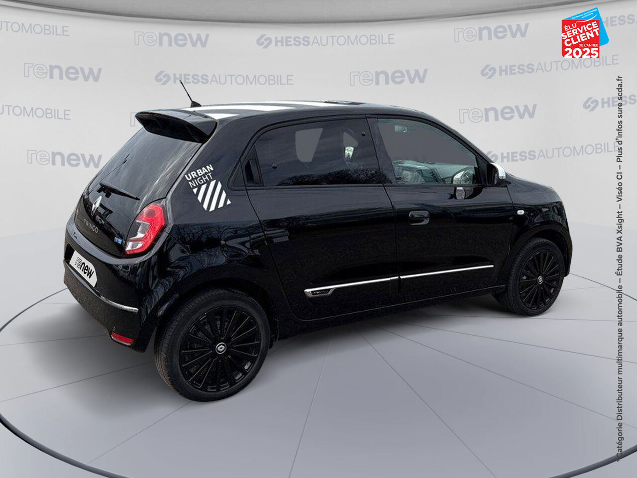 Véhicule d'occasion RENAULT TWINGO E-TECH ELECTRIC URBAN NIGHT R80 ACHAT INTEGRAL - 21MY GPS CAMERA chez Opel Verdun