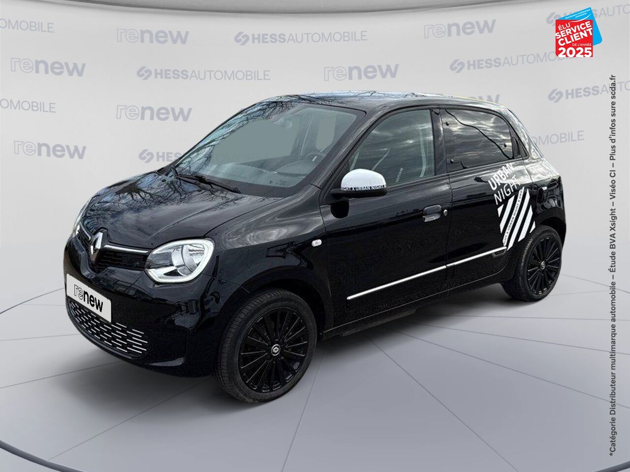Véhicule d'occasion RENAULT TWINGO E-TECH ELECTRIC URBAN NIGHT R80 ACHAT INTEGRAL - 21MY GPS CAMERA chez Opel Verdun