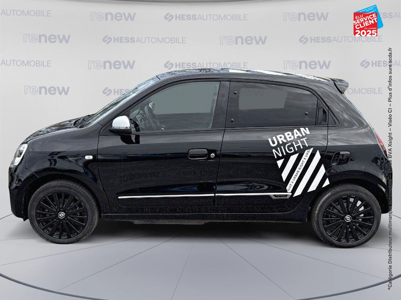 Véhicule d'occasion RENAULT TWINGO E-TECH ELECTRIC URBAN NIGHT R80 ACHAT INTEGRAL - 21MY GPS CAMERA chez Opel Verdun