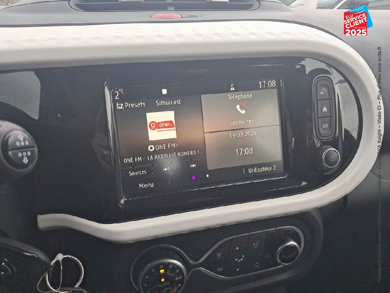Véhicule d'occasion RENAULT TWINGO E-TECH ELECTRIC ZEN R80 ACHAT INTEGRAL - 21MY CARPLAY chez Hyundai Epernay