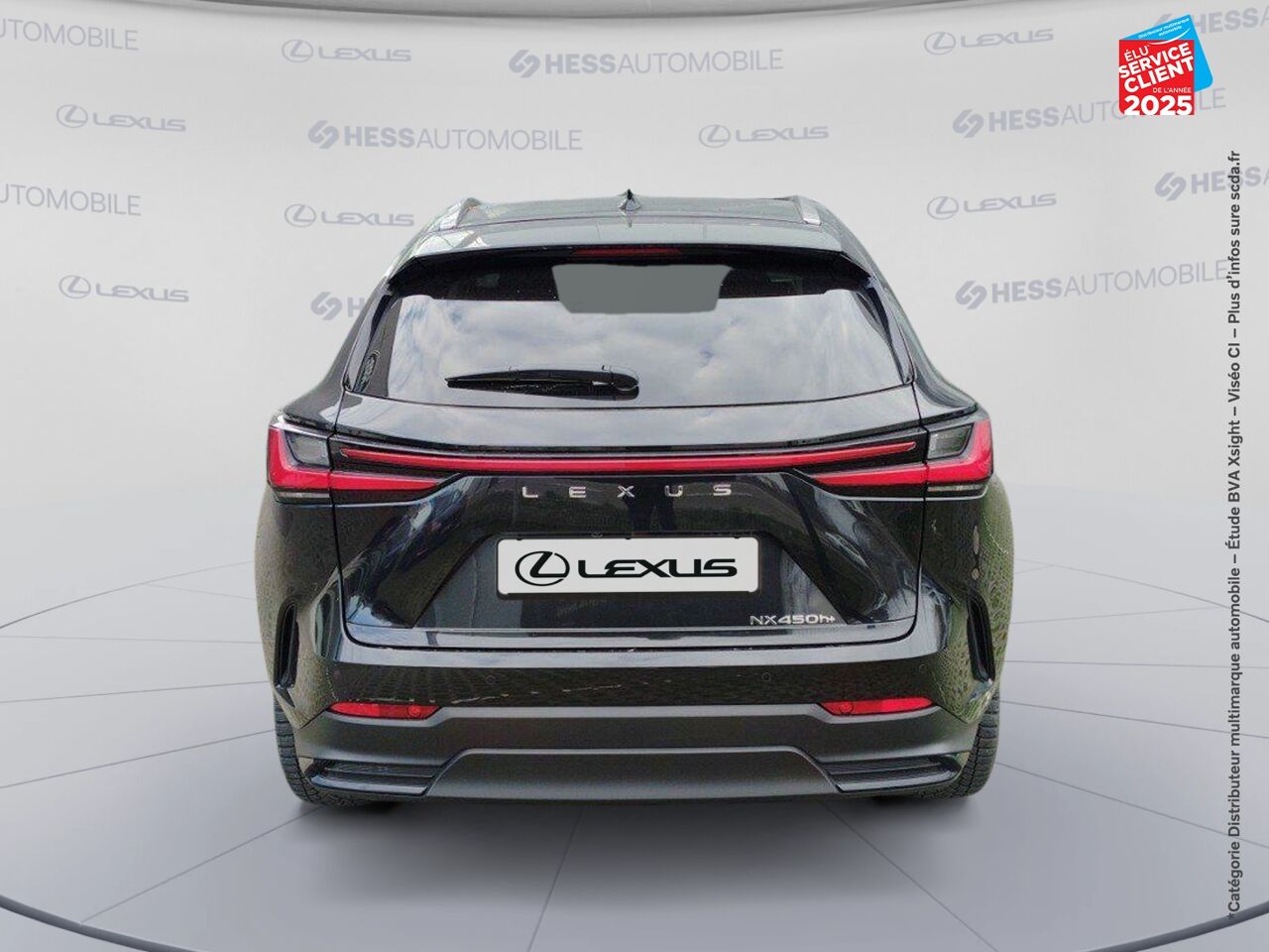 Véhicule d'occasion LEXUS NX 450H+ EXECUTIVE 4WD MY24 TOUVRANT SIEGES CHAUF/VENTIL/CUIR VOLANT CHAUF GPS CAMERA HUD chez BMW Colmar