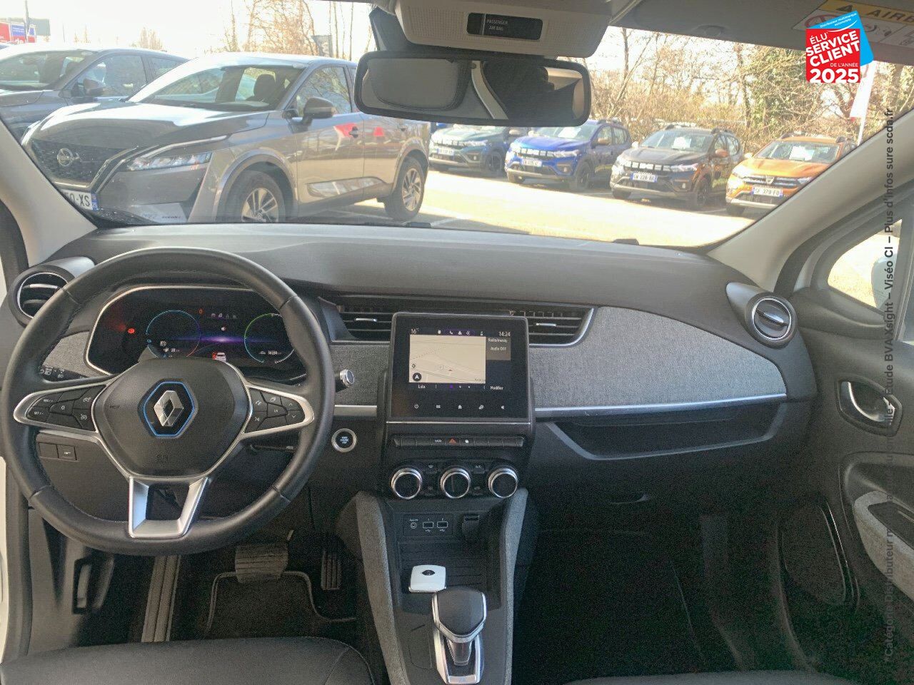 Véhicule d'occasion RENAULT ZOE INTENS CHARGE NORMALE R110 ACHAT INTEGRAL chez Nissan Haguenau