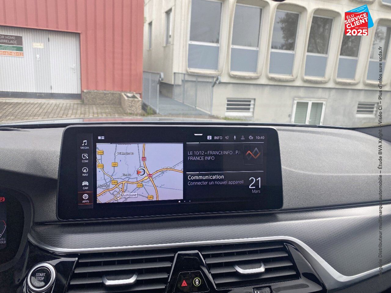 Véhicule d'occasion BMW SERIE 5 TOURING 530DA XDRIVE 286CH M SPORT STEPTRONIC SIEGES CHAUF/CUIR GPS CAMERA CARPLAY chez BMW Dole