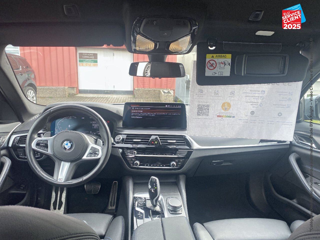 Véhicule d'occasion BMW SERIE 5 TOURING 530DA XDRIVE 286CH M SPORT STEPTRONIC SIEGES CHAUF/CUIR GPS CAMERA CARPLAY chez BMW Dole