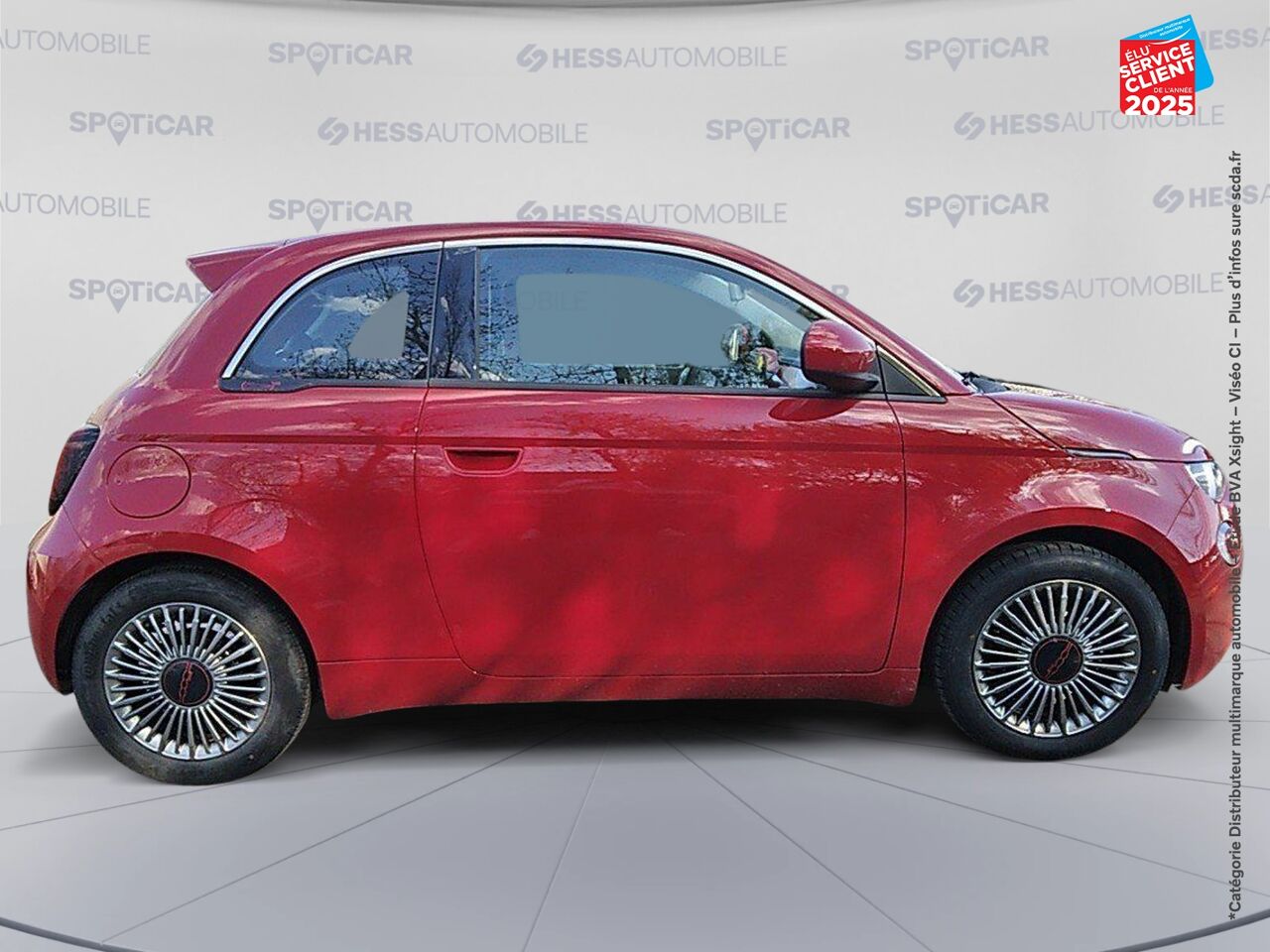 Véhicule d'occasion FIAT 500 E 95CH RED MY23 GPS chez Renault Colmar