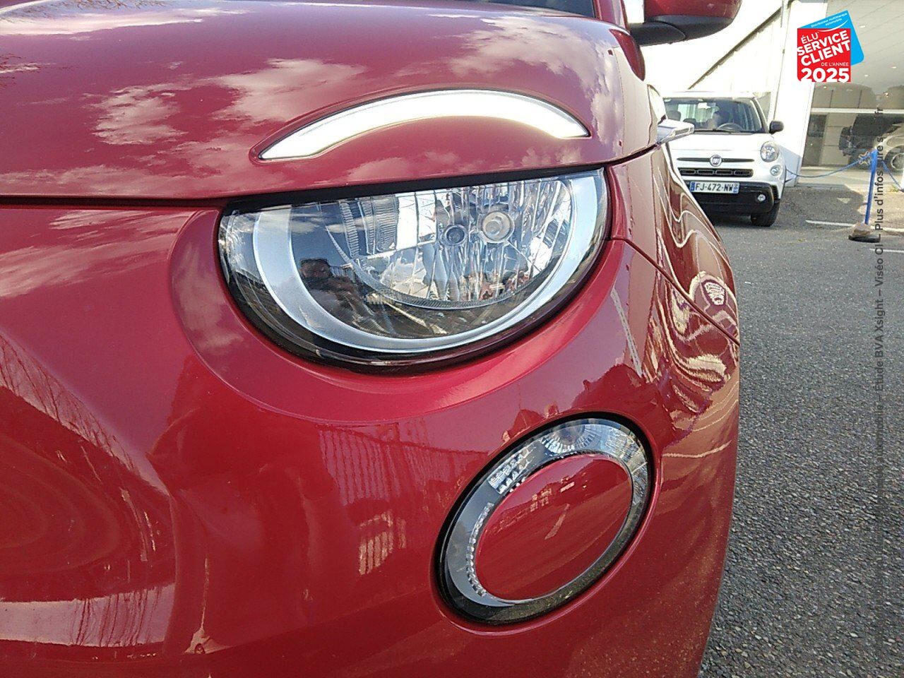 Véhicule d'occasion FIAT 500 E 95CH RED MY23 GPS chez Renault Colmar