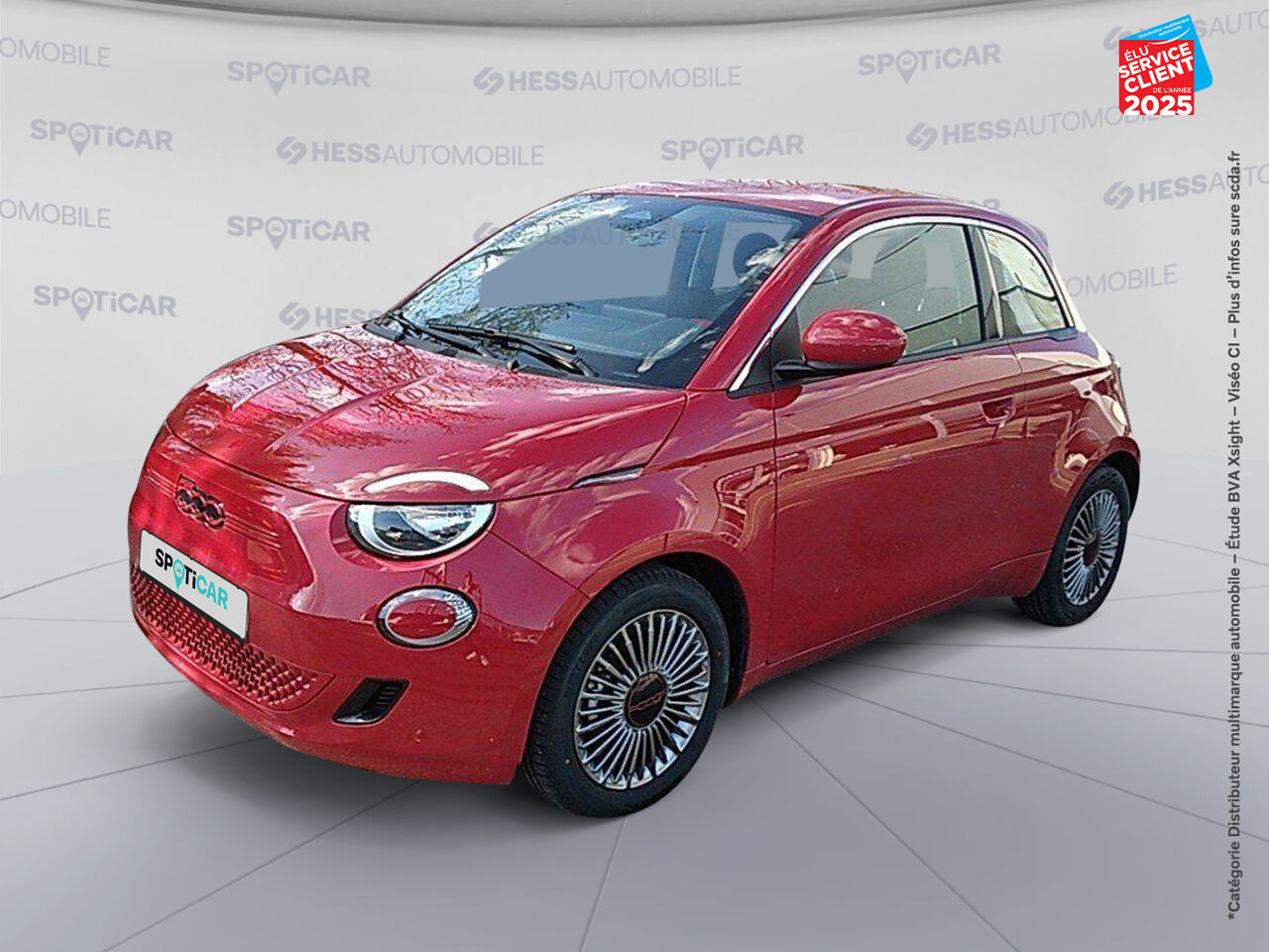 Véhicule d'occasion FIAT 500 E 95CH RED MY23 GPS chez Renault Colmar