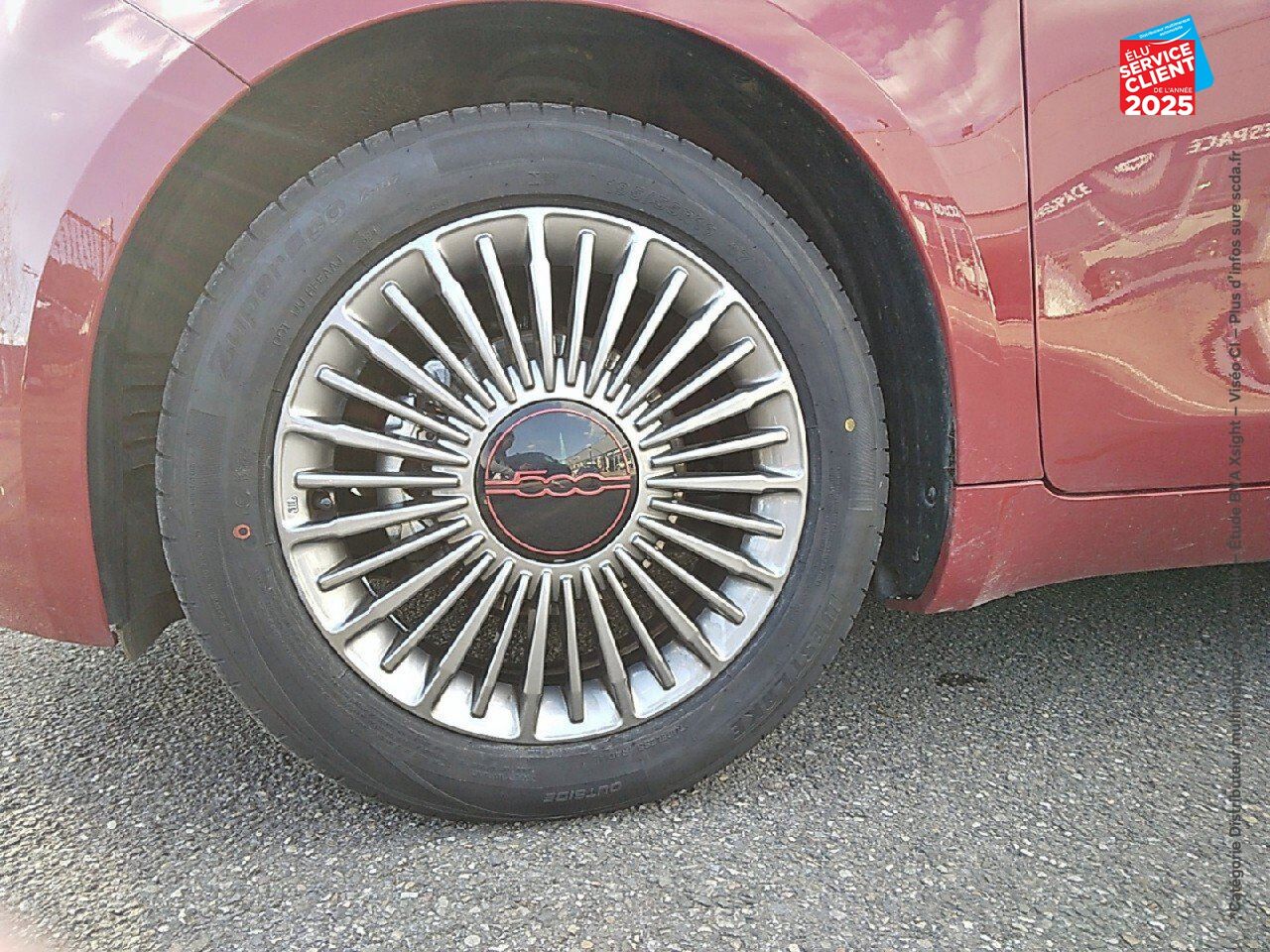 Véhicule d'occasion FIAT 500 E 95CH RED MY23 GPS chez Renault Colmar