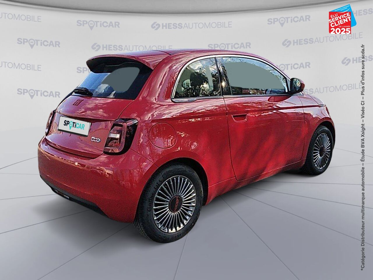 Véhicule d'occasion FIAT 500 E 95CH RED MY23 GPS chez Renault Colmar