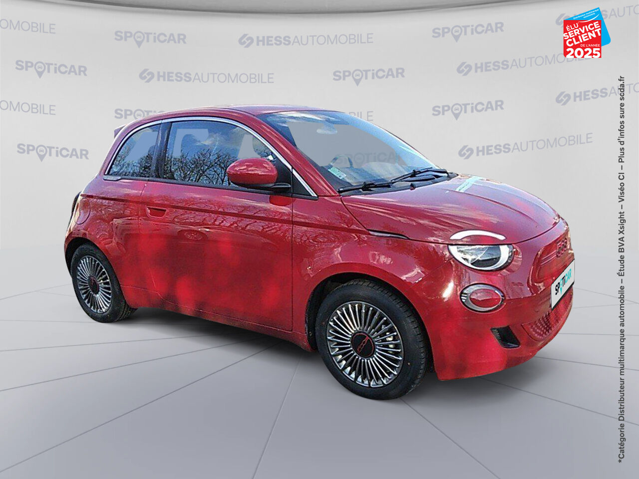 Véhicule d'occasion FIAT 500 E 95CH RED MY23 GPS chez Renault Colmar