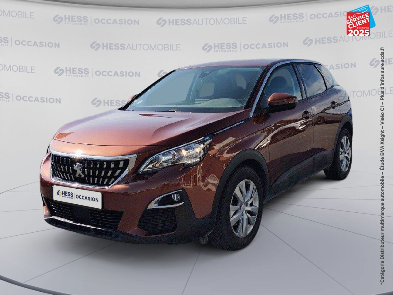 Véhicule d'occasion PEUGEOT 3008 1.2 PURETECH 130CH ACTIVE BUSINESS S/S EAT6 GPS chez Hyundai Epernay
