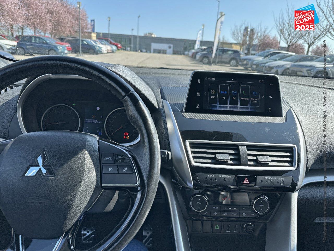 Véhicule d'occasion MITSUBISHI ECLIPSE CROSS 1.5 T-MIVEC 163CH BLACK COLLECTION 2WD 2020 SIEGE CHAUF CAMERA chez Toyota Thionville
