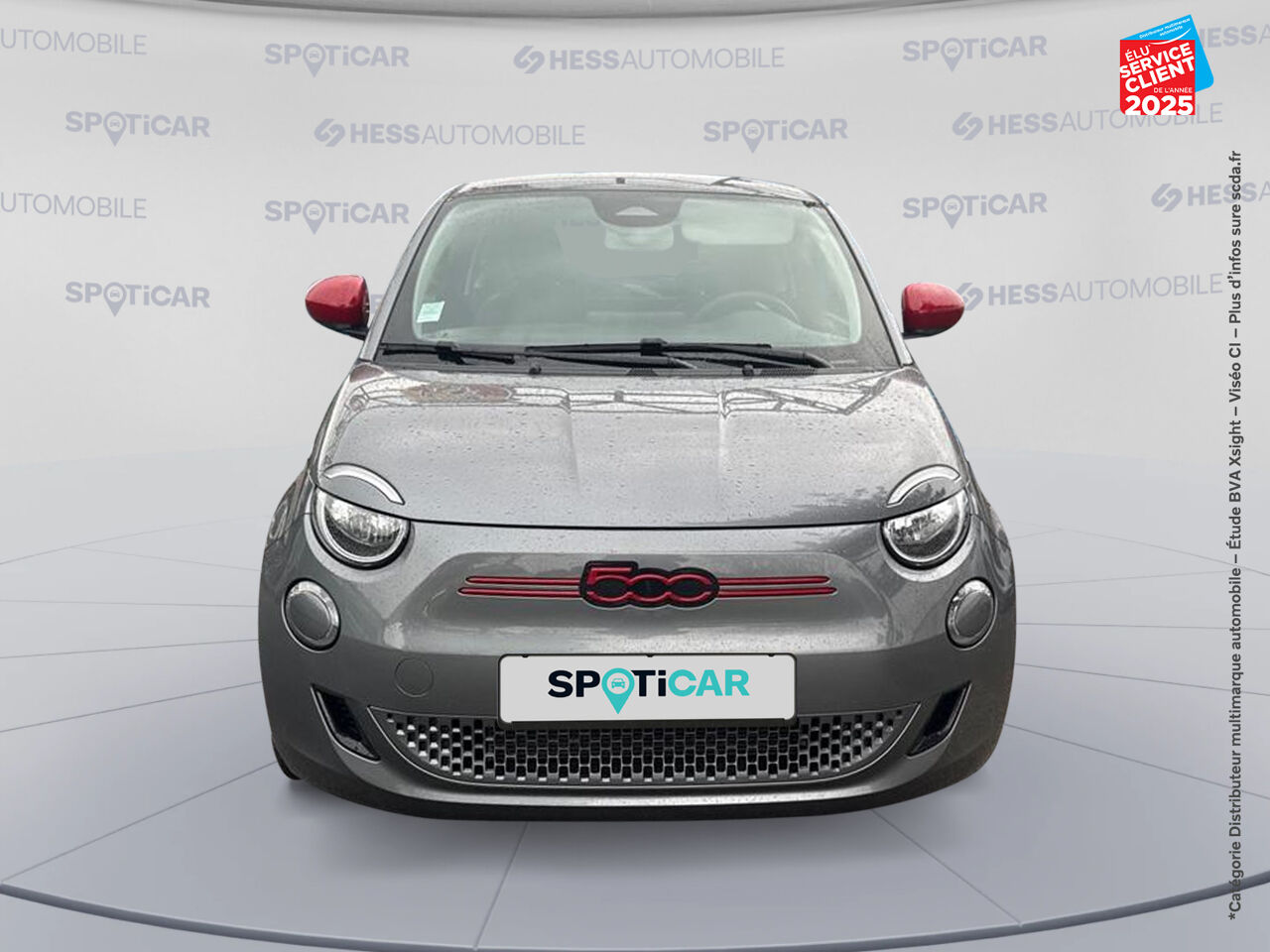 Véhicule d'occasion FIAT 500 E 95CH RED MY23 CAMERA CARPLAY chez Renault Colmar