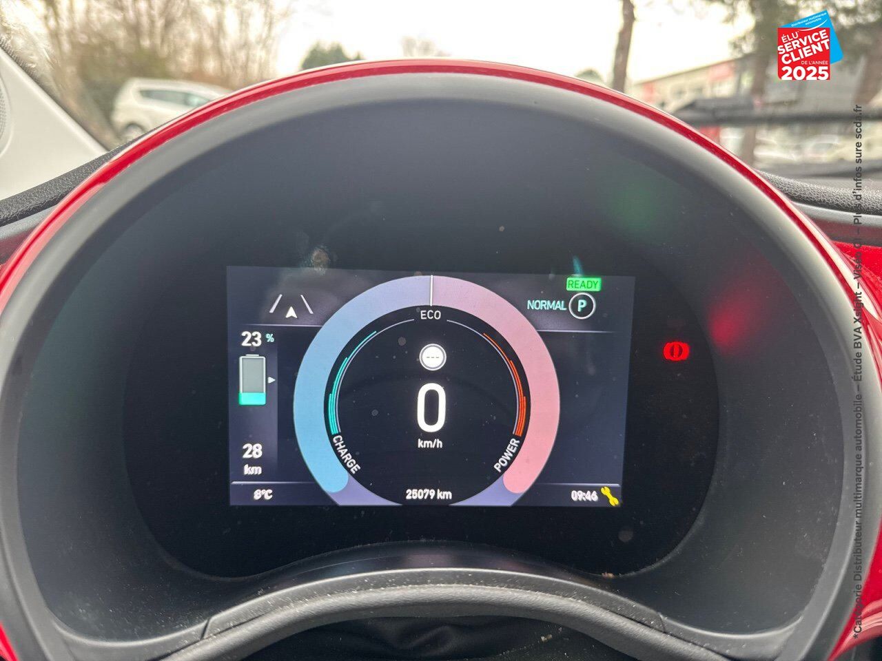 Véhicule d'occasion FIAT 500 E 95CH RED MY23 CAMERA CARPLAY chez Renault Colmar