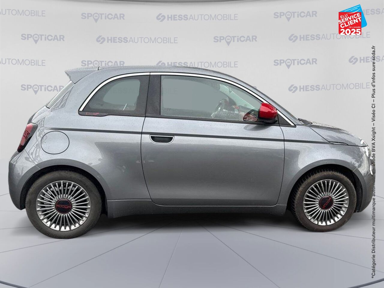 Véhicule d'occasion FIAT 500 E 95CH RED MY23 CAMERA CARPLAY chez Renault Colmar