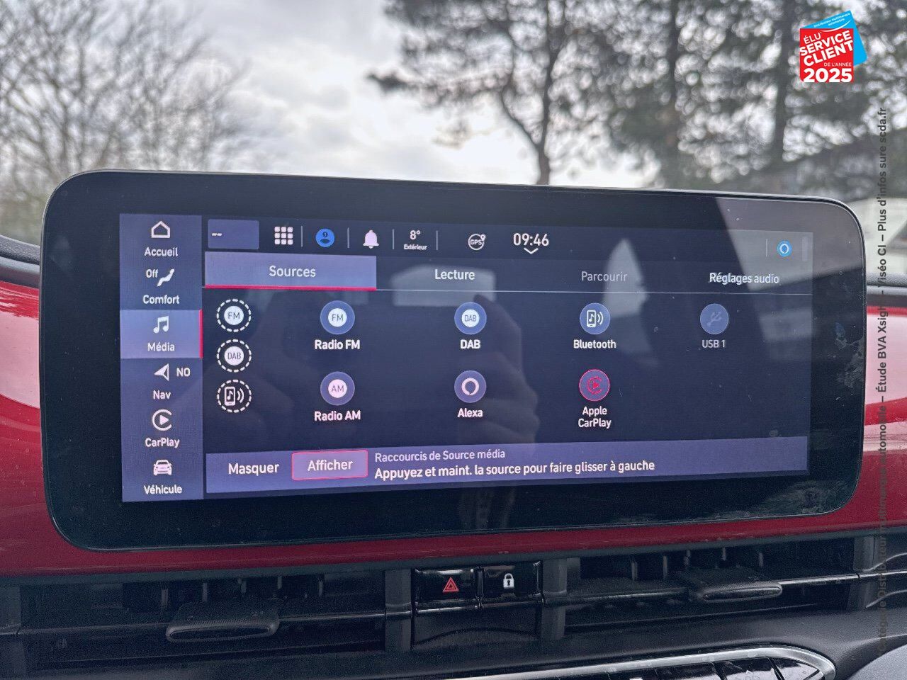 Véhicule d'occasion FIAT 500 E 95CH RED MY23 CAMERA CARPLAY chez Renault Colmar