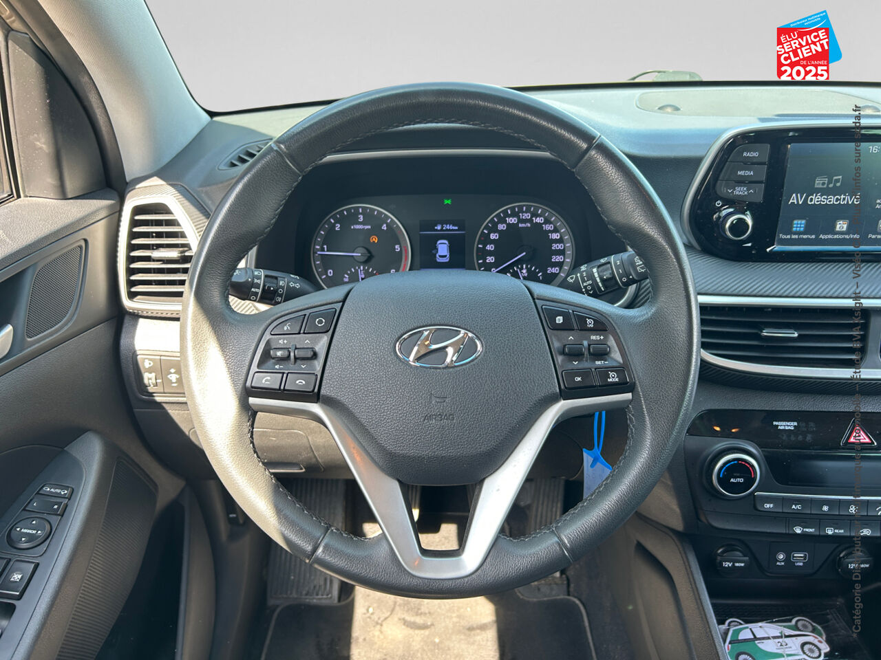 Véhicule d'occasion HYUNDAI TUCSON 1.6 CRDI 115CH INTUITIVE EURO6D-EVAP CAMERA CARPLAY chez Hyundai Reims