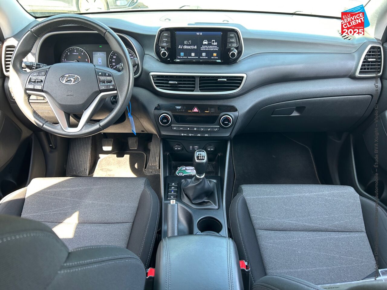 Véhicule d'occasion HYUNDAI TUCSON 1.6 CRDI 115CH INTUITIVE EURO6D-EVAP CAMERA CARPLAY chez Hyundai Reims