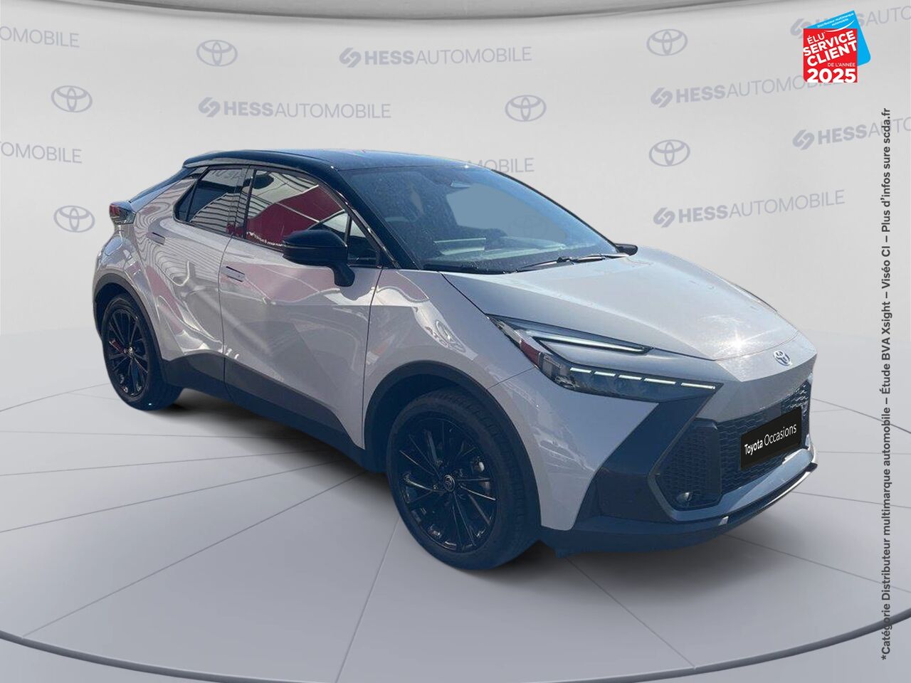 Véhicule d'occasion TOYOTA C-HR 2.0 HYBRIDE RECHARGEABLE 225CH GR SPORT NG23 SIEGES CHAUF VOLANT CHAUF GPS CAMERA chez Toyota Longwy