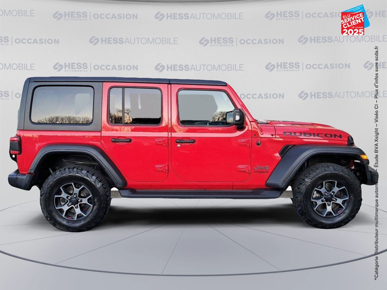 Véhicule d'occasion JEEP WRANGLER UNLIMITED 2.2 MULTIJET 200CH RUBICON ROCK-TRAC BVA8 188G GPS CAMERA ATTELAGE chez Toyota Sarreguemines