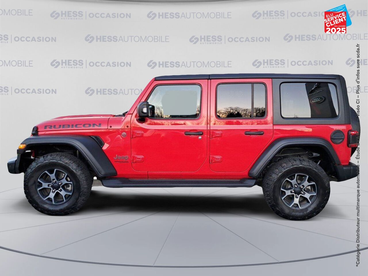 Véhicule d'occasion JEEP WRANGLER UNLIMITED 2.2 MULTIJET 200CH RUBICON ROCK-TRAC BVA8 188G GPS CAMERA ATTELAGE chez Toyota Sarreguemines