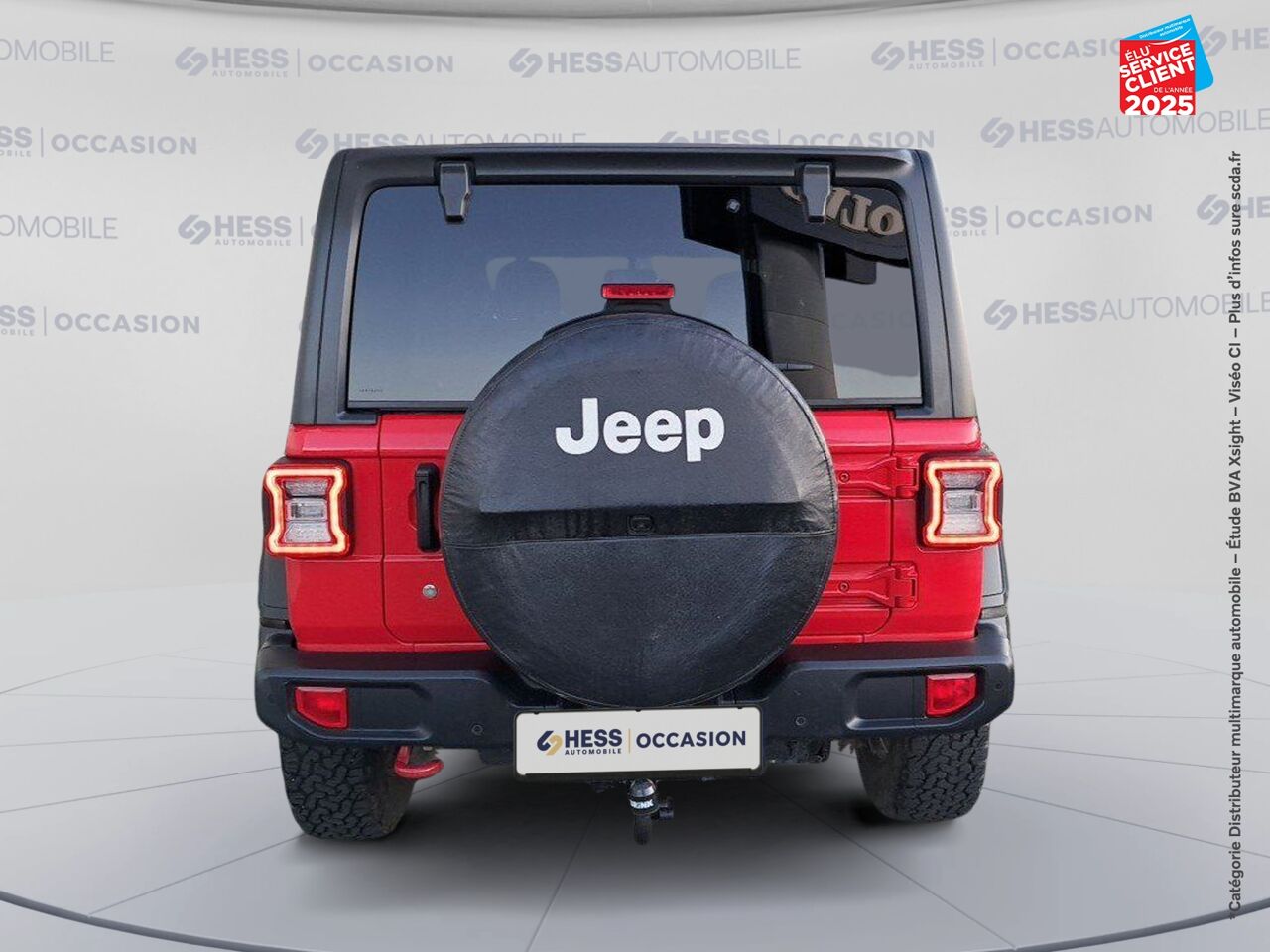 Véhicule d'occasion JEEP WRANGLER UNLIMITED 2.2 MULTIJET 200CH RUBICON ROCK-TRAC BVA8 188G GPS CAMERA ATTELAGE chez Toyota Sarreguemines