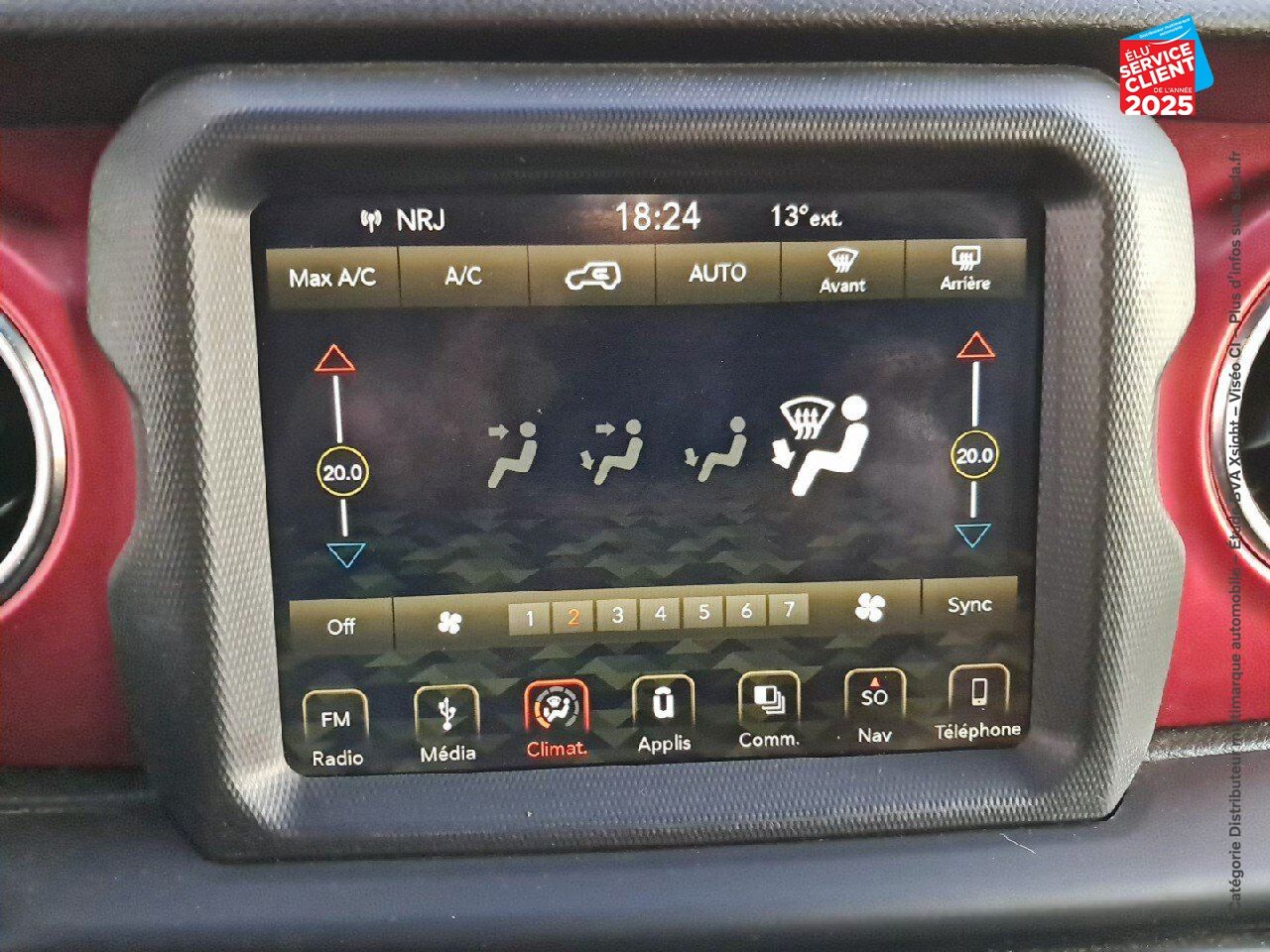 Véhicule d'occasion JEEP WRANGLER UNLIMITED 2.2 MULTIJET 200CH RUBICON ROCK-TRAC BVA8 188G GPS CAMERA ATTELAGE chez Toyota Sarreguemines