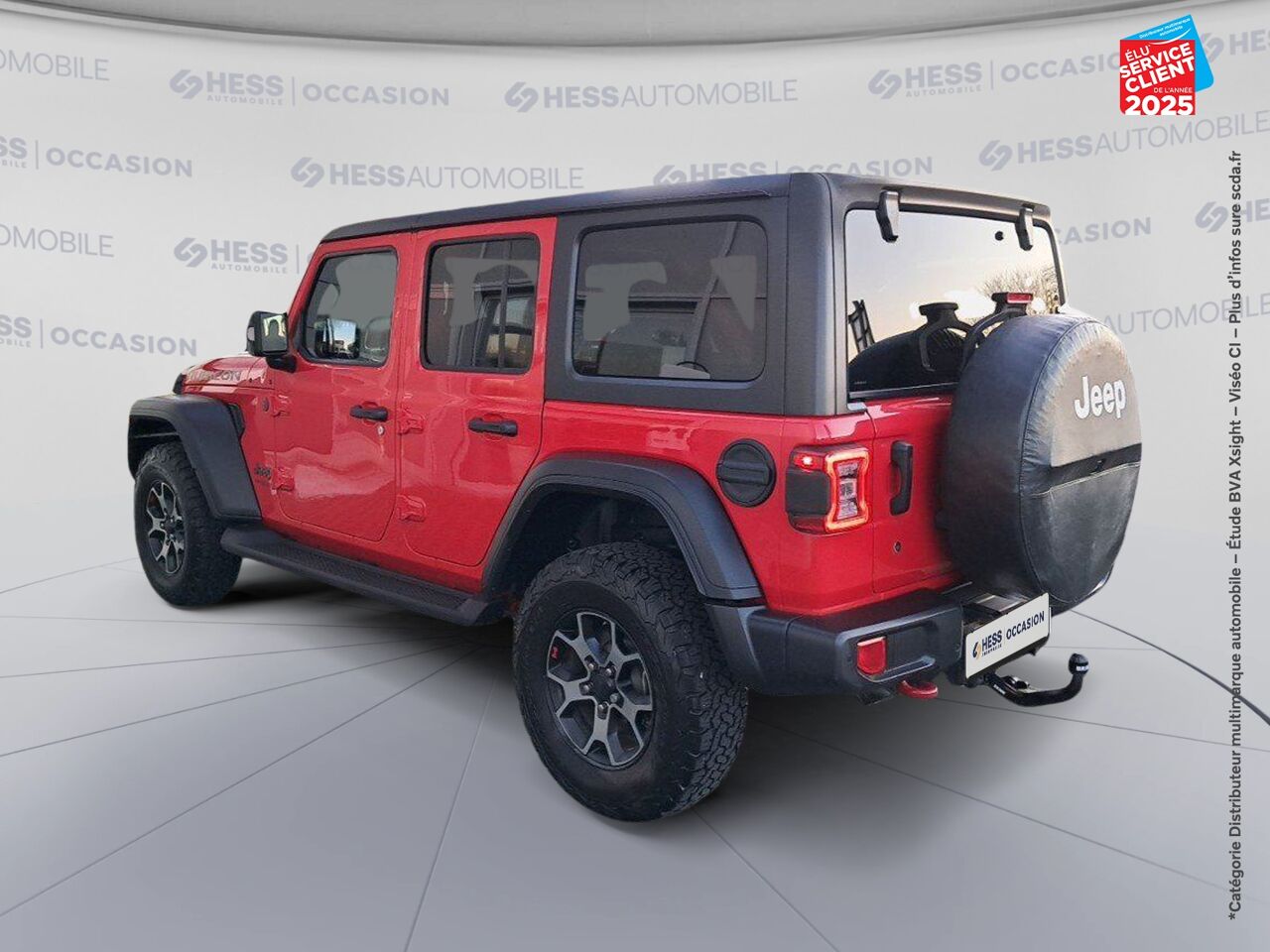 Véhicule d'occasion JEEP WRANGLER UNLIMITED 2.2 MULTIJET 200CH RUBICON ROCK-TRAC BVA8 188G GPS CAMERA ATTELAGE chez Toyota Sarreguemines