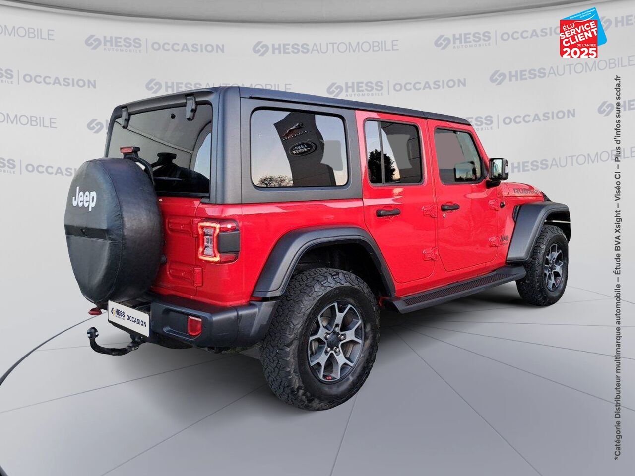 Véhicule d'occasion JEEP WRANGLER UNLIMITED 2.2 MULTIJET 200CH RUBICON ROCK-TRAC BVA8 188G GPS CAMERA ATTELAGE chez Toyota Sarreguemines
