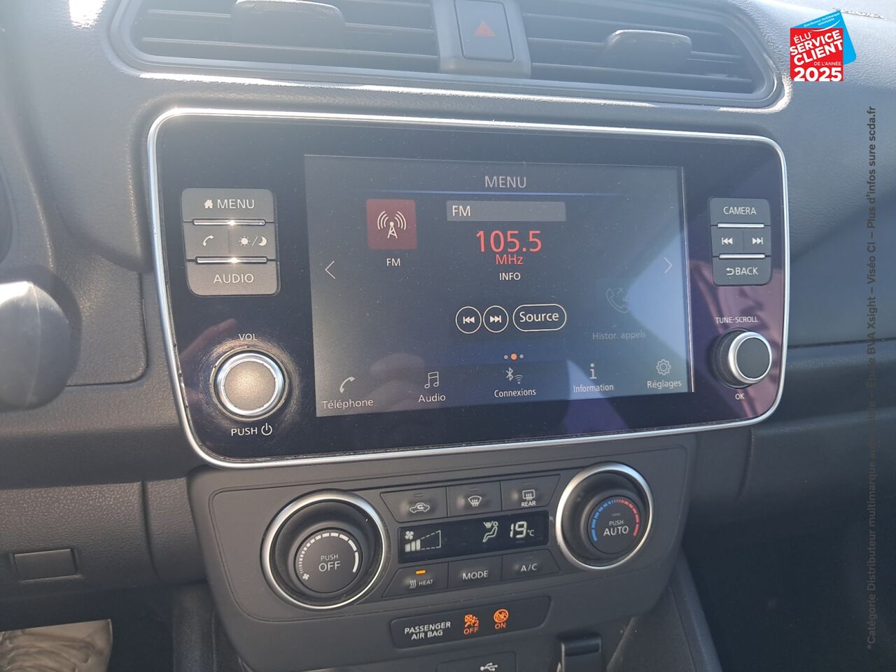 Véhicule d'occasion NISSAN LEAF 150CH 40KWH ACENTA 21.5 chez Nissan Belfort