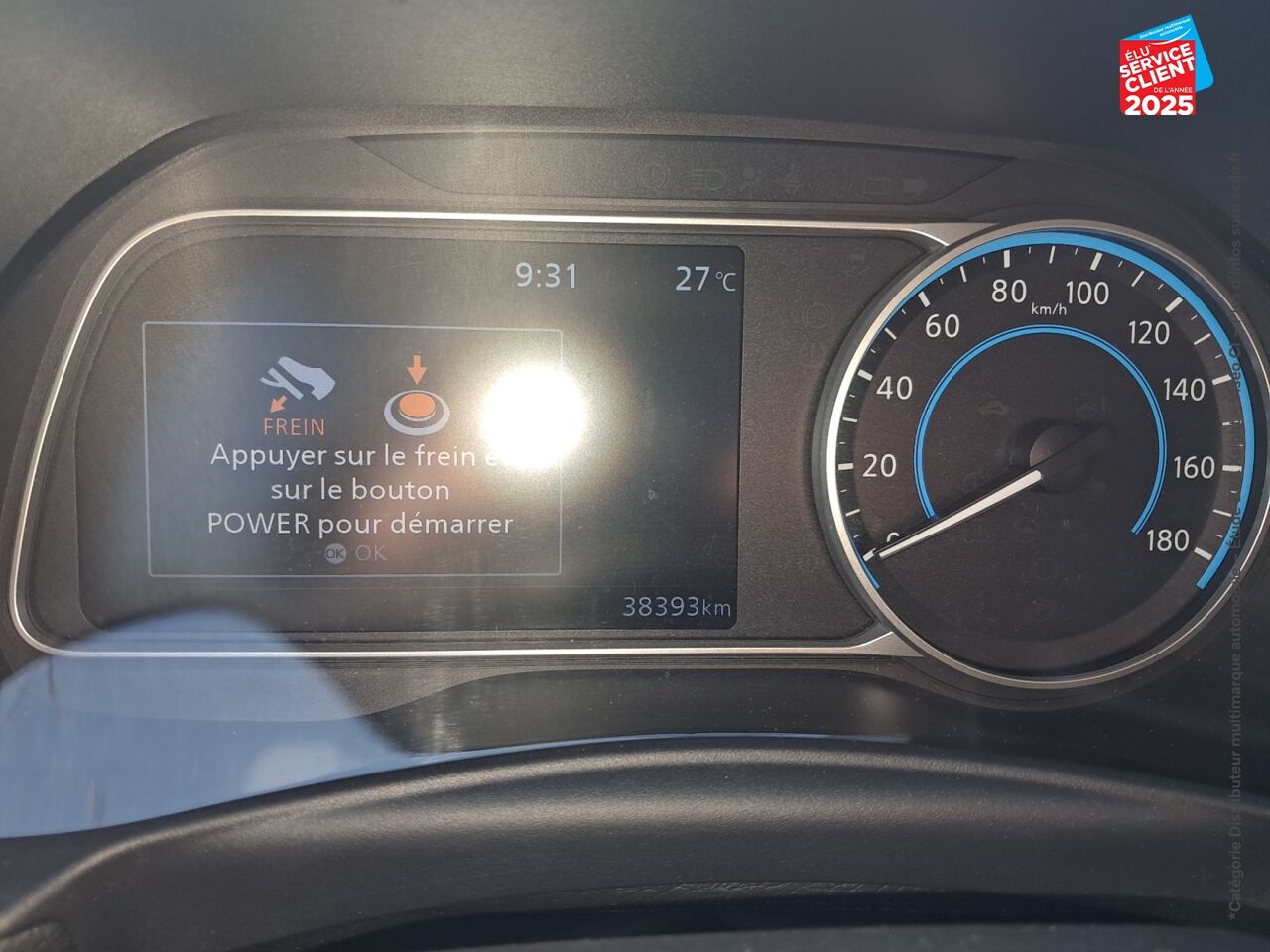 Véhicule d'occasion NISSAN LEAF 150CH 40KWH ACENTA 21.5 chez Nissan Belfort
