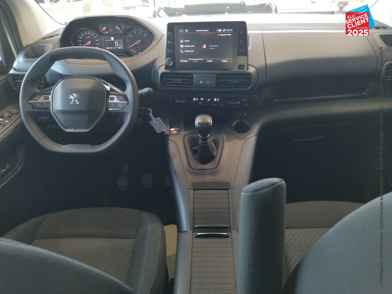 Véhicule d'occasion PEUGEOT RIFTER BLUEHDI 130CH S/S STANDARD ALLURE GPS CARPLAY chez Opel Saint-Dizier