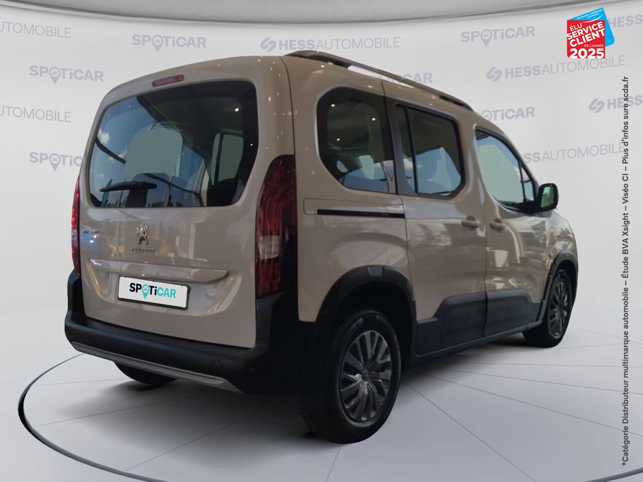 Véhicule d'occasion PEUGEOT RIFTER BLUEHDI 130CH S/S STANDARD ALLURE GPS CARPLAY chez Opel Saint-Dizier