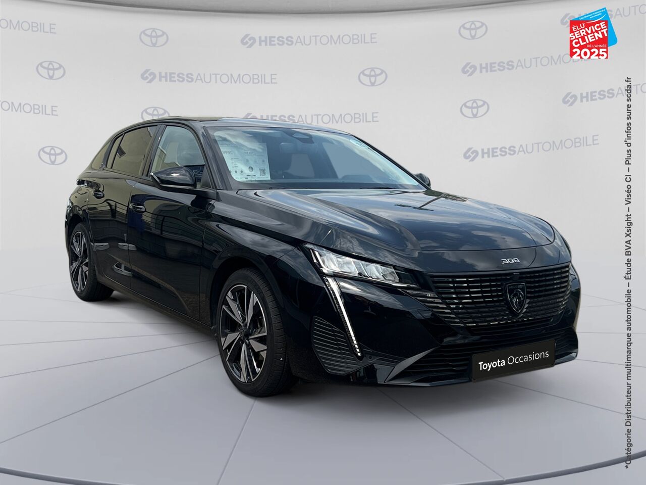 Véhicule d'occasion PEUGEOT 308 1.2 PURETECH 130CH SS ALLURE PACK EAT8 chez Toyota Thionville