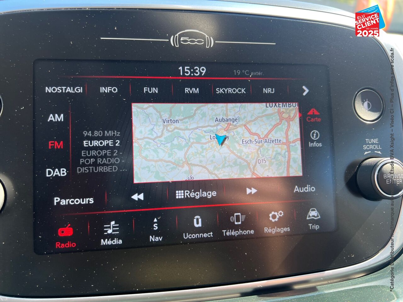 Véhicule d'occasion FIAT 500X 1.6 MULTIJET 120CH CROSS chez Toyota Thionville