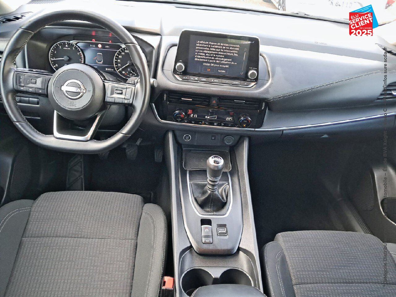 Véhicule d'occasion NISSAN QASHQAI 1.3 MILD HYBRID 140CH BUSINESS EDITION 2022 CAMERA chez Toyota Thionville