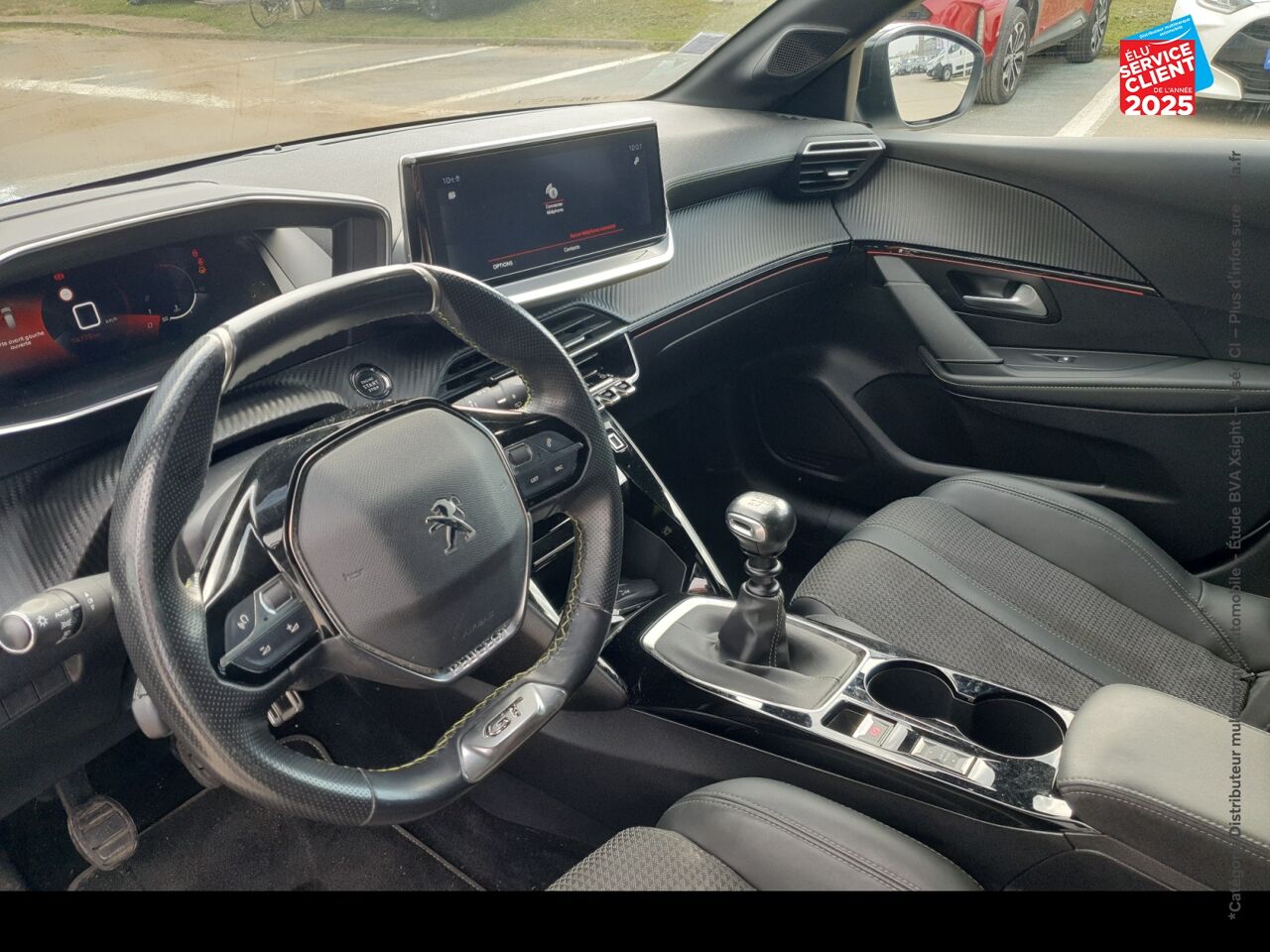 Véhicule d'occasion PEUGEOT 208 1.2 PURETECH 100CH SS GT LINE chez Opel Verdun