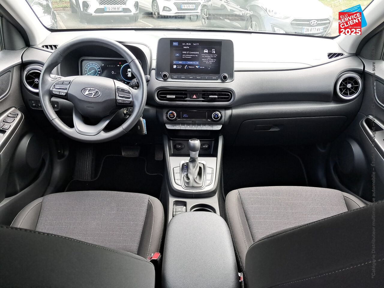 Véhicule d'occasion HYUNDAI KONA 1.6 GDI 141 CH HYBRID INTUITIVE DCT-6 CAMERA chez Opel Thionville