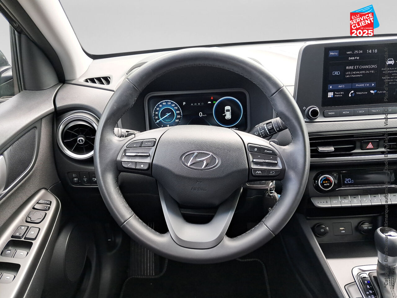 Véhicule d'occasion HYUNDAI KONA 1.6 GDI 141 CH HYBRID INTUITIVE DCT-6 CAMERA chez Opel Thionville