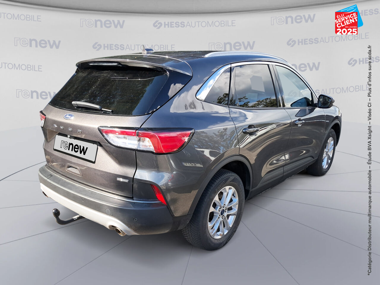 Véhicule d'occasion FORD KUGA 2.5 DURATEC 190CH FHEV E85 TITANIUM BVA chez Renault Saint-Louis