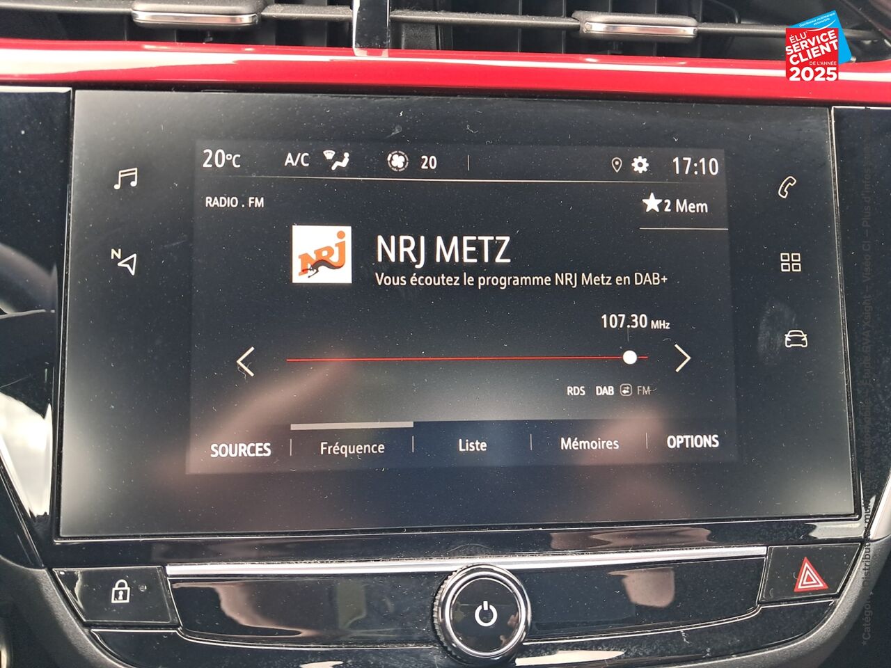 Véhicule d'occasion OPEL CORSA 1.2 TURBO 100CH GS LINE CAMERA CARPLAY chez Toyota Bar le Duc