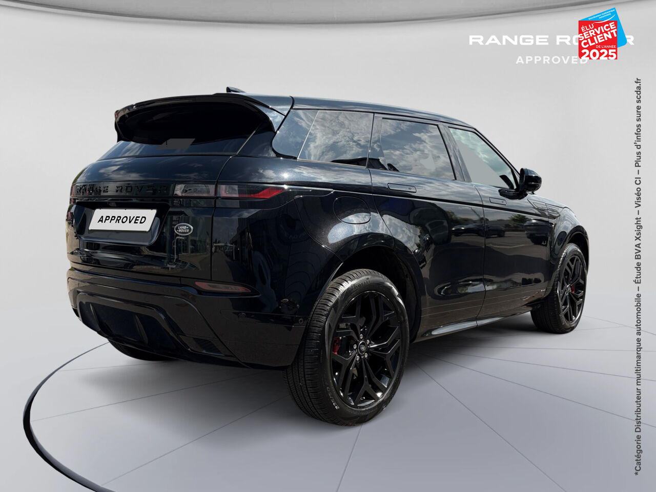 Véhicule d'occasion LAND-ROVER RANGE ROVER EVOQUE 1.5 P300E 309CH R-DYNAMIC SE AWD BVA 11CV TPANO SIEGES CHAUF/CUIR CAMERA360 chez Toyota Thionville
