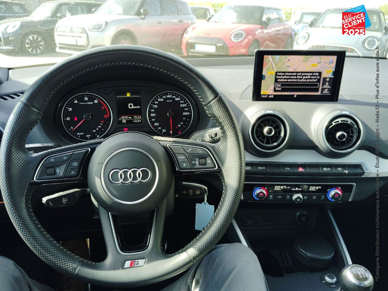 Véhicule d'occasion AUDI Q2 35 1.4 TFSI 150CH COD S LINE GPS chez BMW Lons le Saunier