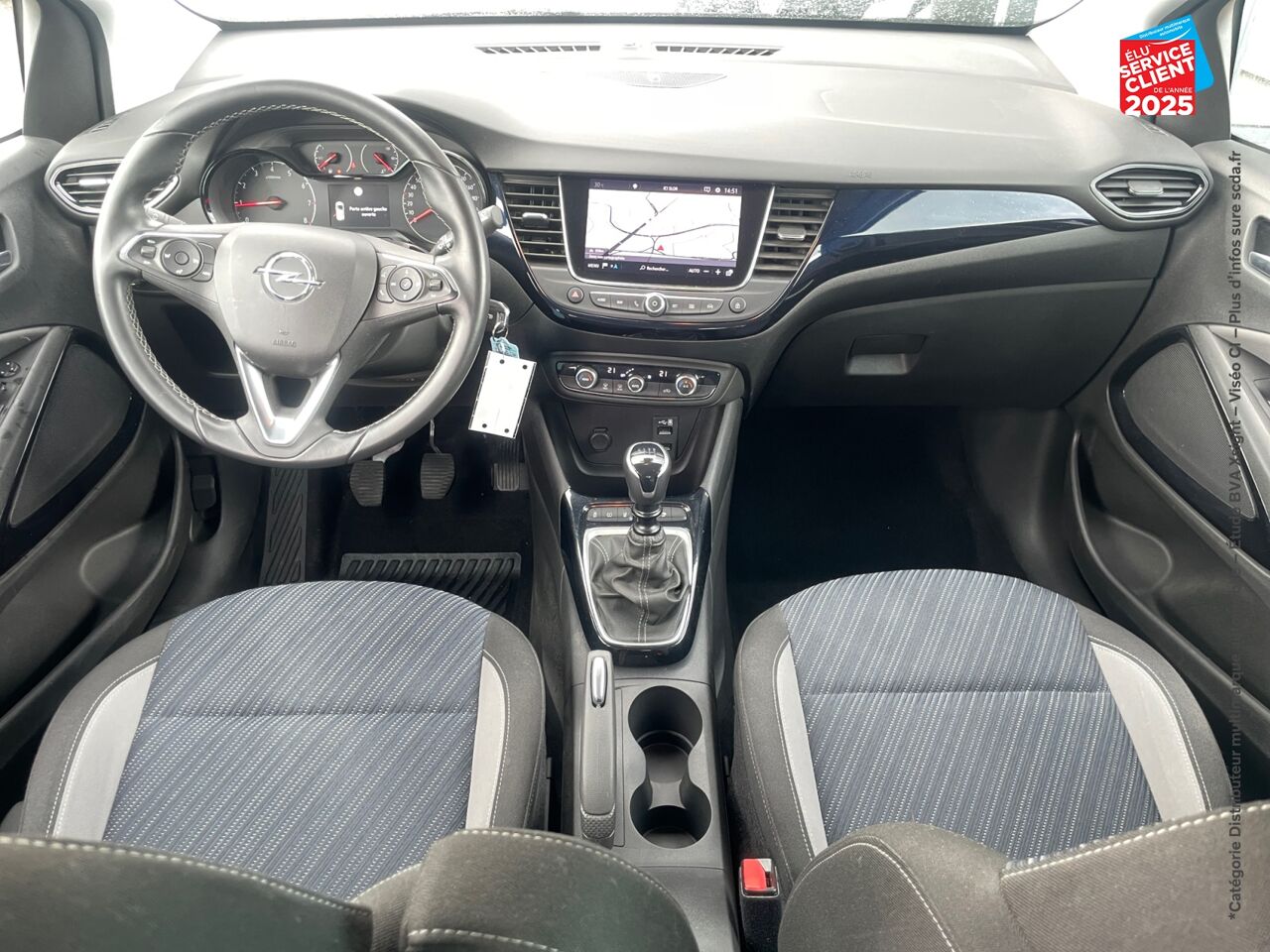 Véhicule d'occasion OPEL CROSSLAND X 1.2 TURBO 110CH DESIGN EDITION EURO 6D-T GPS CAMERA CARPLAY chez Renault Colmar