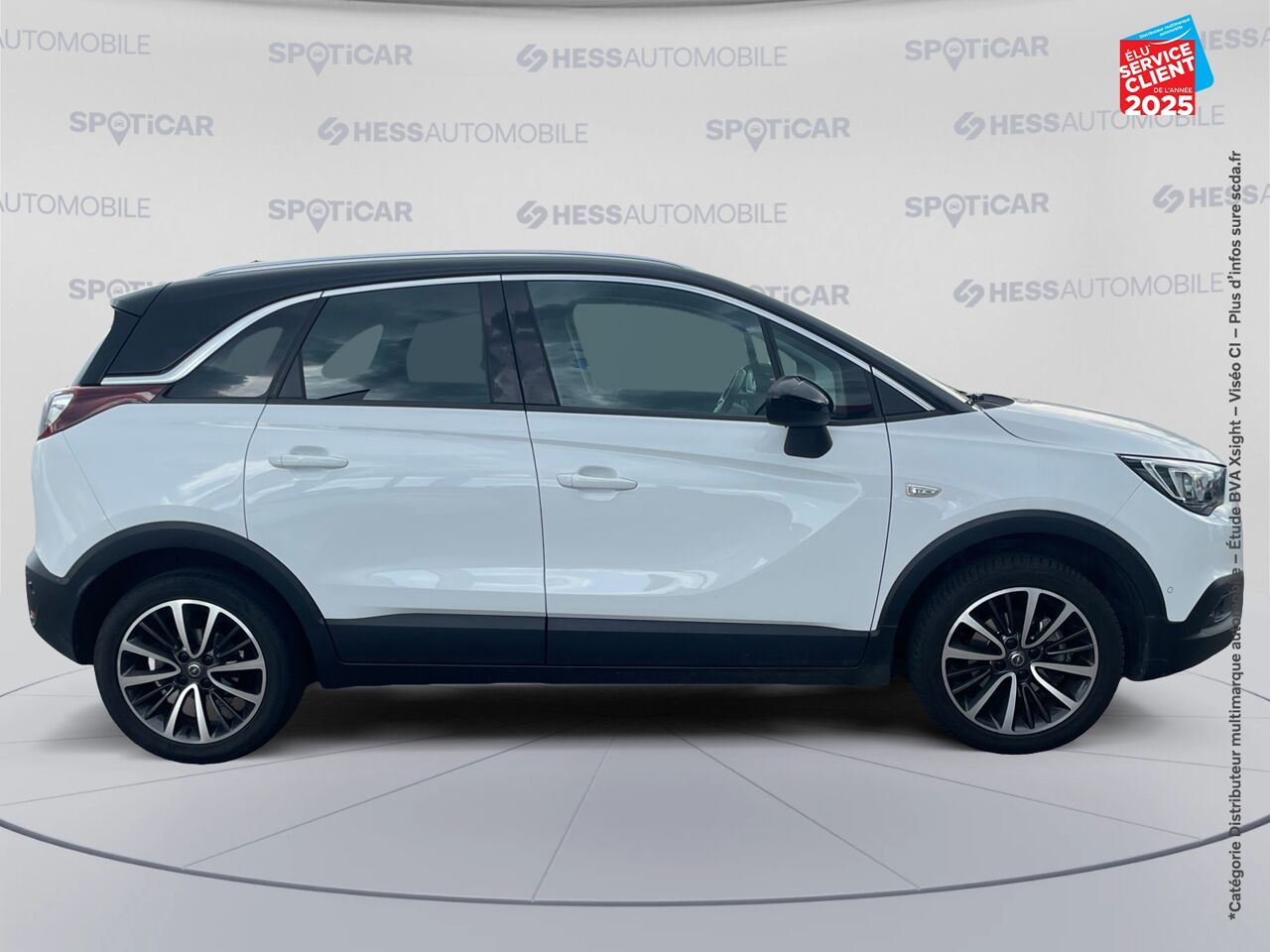 Véhicule d'occasion OPEL CROSSLAND X 1.2 TURBO 110CH DESIGN EDITION EURO 6D-T GPS CAMERA CARPLAY chez Renault Colmar