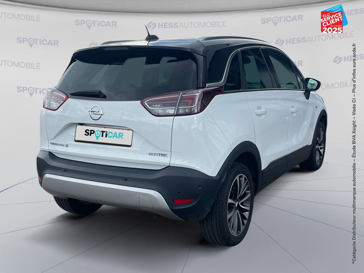 Véhicule d'occasion OPEL CROSSLAND X 1.2 TURBO 110CH DESIGN EDITION EURO 6D-T GPS CAMERA CARPLAY chez Renault Colmar